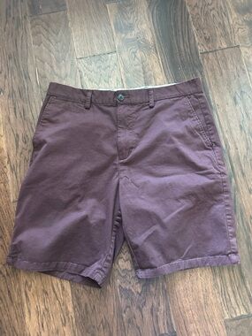 Old Navy Men's Casual Ultimate Slim Chino Shorts - Deep Plum